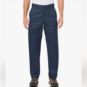 Dickies Navy Blue Workwear Pants Straight Leg Durable Twill Men’s 34x32